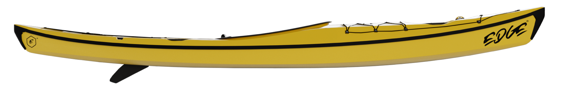 Side profile of the Edge Alnes kayak